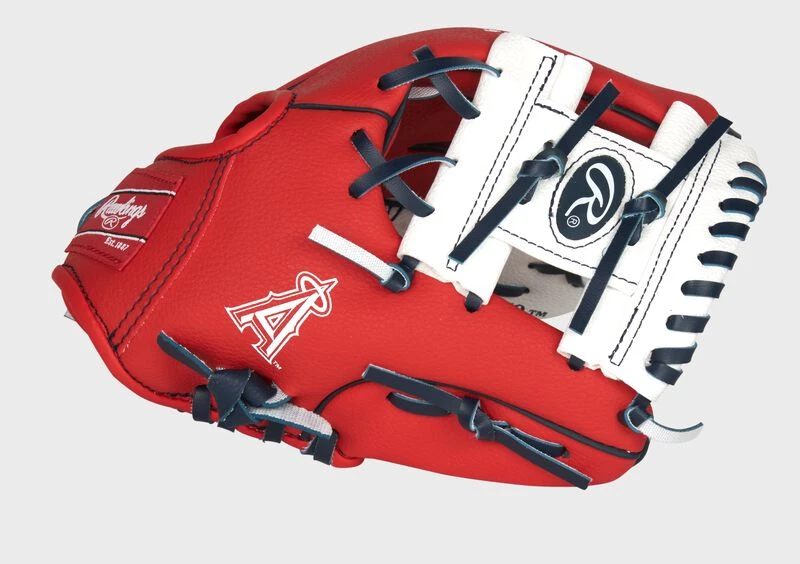 Rawlings Los Angeles Angels 10-Inch Team Logo Glove 1 Rawlings Los Angeles Angels 10-Inch Team Logo Glove