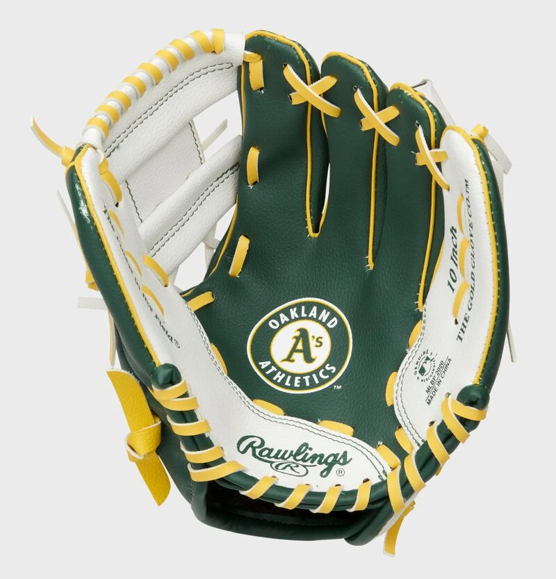 Rawlings Oakland Athletics 10-Inch Team Logo Glove 3 Rawlings Oakland Athletics 10-Inch Team Logo Glove - Image 3