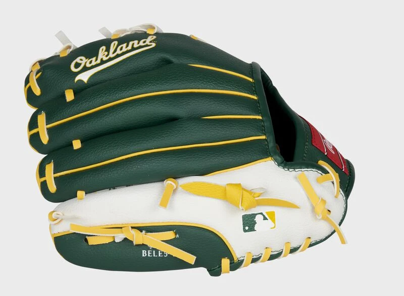Rawlings Oakland Athletics 10-Inch Team Logo Glove 4 Rawlings Oakland Athletics 10-Inch Team Logo Glove - Image 4