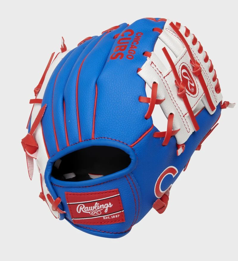 Rawlings Chicago Cubs 10-Inch Team Logo Glove 2 Rawlings Chicago Cubs 10-Inch Team Logo Glove - Image 2