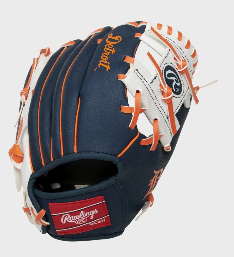 Rawlings Detroit Tigers 10-Inch Team Logo Glove 2 Rawlings Detroit Tigers 10-Inch Team Logo Glove - Image 2