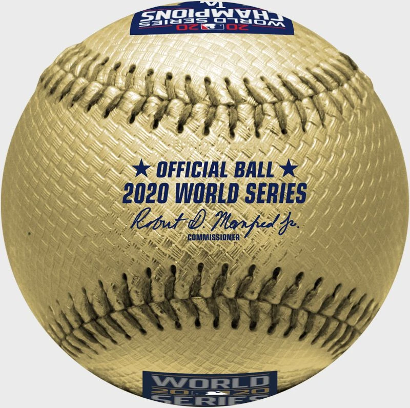 Rawlings 2020 Los Angeles Dodgers Gold World Series Champions Replica Baseball 1 Rawlings 2020 Los Angeles Dodgers Gold World Series Champions Replica Baseball