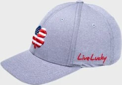 Rawlings Black Clover USA Heathered Fitted Hat 5 Rawlings Black Clover USA Heathered Fitted Hat -Rawlings BC1RUH0071 3