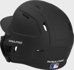 Rawlings Mach Right Handed Batting Helmet With EXT Flap, 1-Tone & 2-Tone -Rawlings MACHEXTR B 7