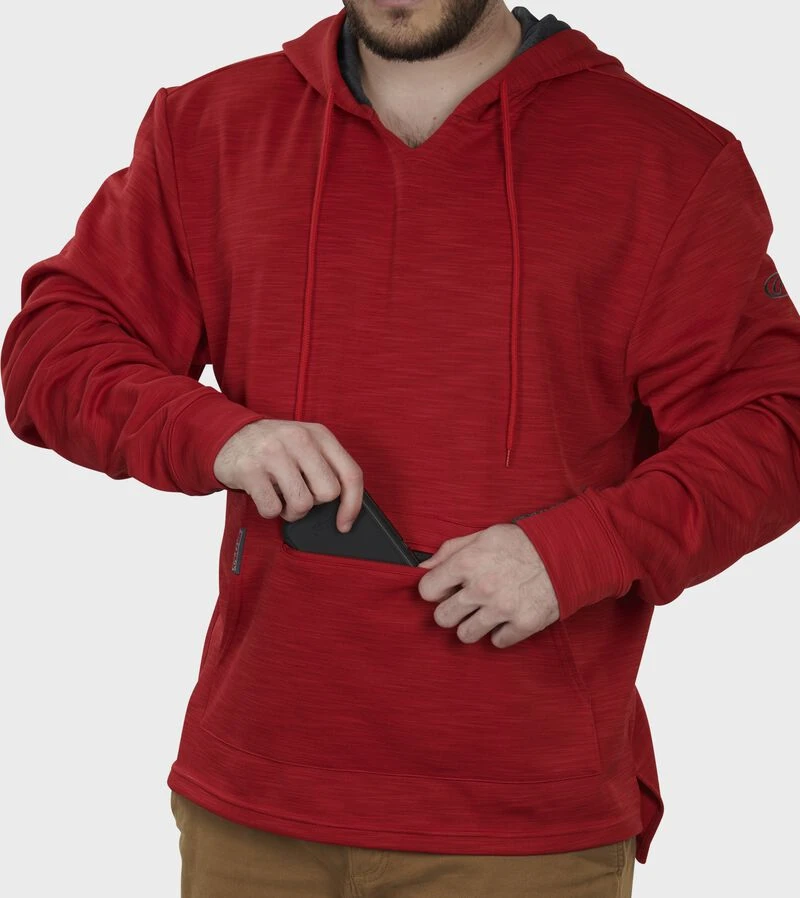 Rawlings Performance Fleece Hoodie, Adult & Youth 3 Rawlings Performance Fleece Hoodie, Adult & Youth - Image 3