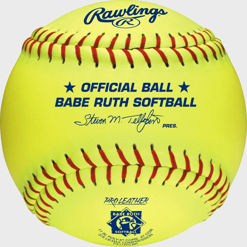 Rawlings Babe Ruth Official 11" Softballs 1 Rawlings Babe Ruth Official 11" Softballs