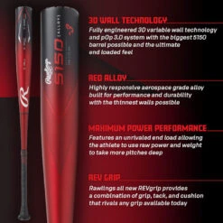 2023 Rawlings 5150 BBCOR -3 Baseball Bat 18 2023 Rawlings 5150 BBCOR -3 Baseball Bat -Rawlings RBB353 INFO