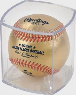 Rawlings Gold Aaron Judge AL Home Run Record Commemorative Baseball -Rawlings ROMLBGOLDAJ62 51