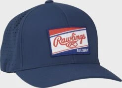 Rawlings FlexFit Laser Cut Vented Hat -Rawlings RSGVH N 6