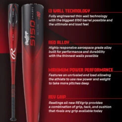 Rawlings 2023 5150 USSSA Bat, -10 -Rawlings RUT3510 INFO