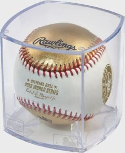 Rawlings MLB 2022 Gold World Series Dueling Baseball -Rawlings WSBB22DL 51